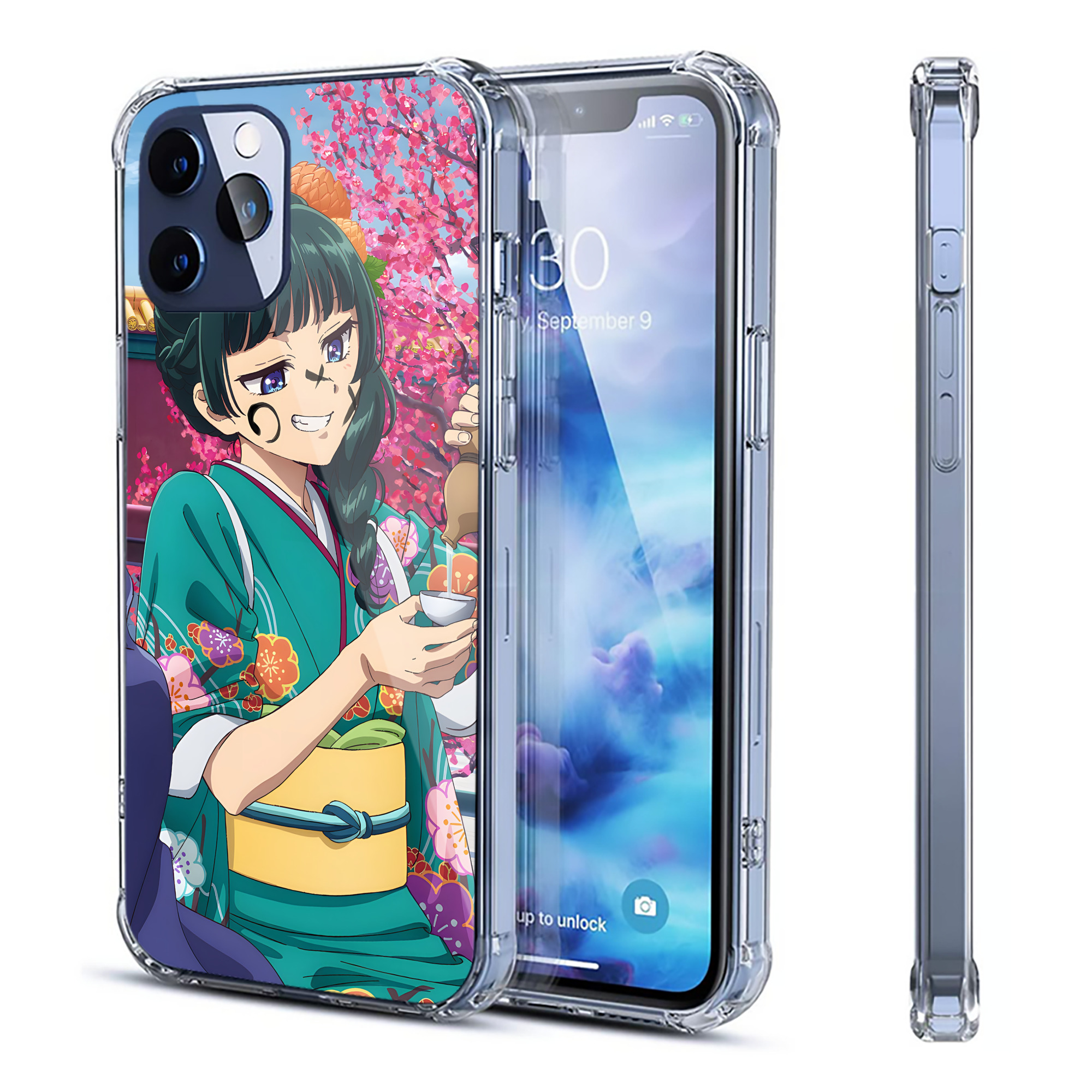 （画像用） 薬屋のひとりごと The Apothecary Diaries 【iPhone 12シリーズ対応】透明スマホケース（クリアソフトケース）